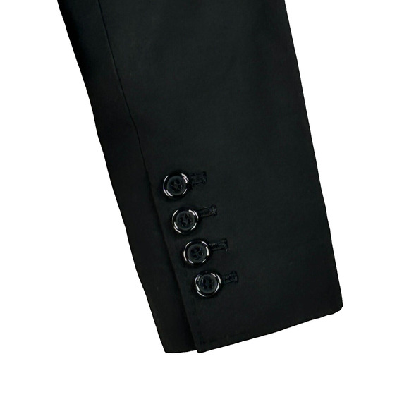 The Limited Jacket Womens 0 Black 3 Button Long Sleeve Single Breasted Blazer - Picture 9 of 11